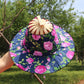 Bamboo Foldable Hand Fan Sun Hat Free Shipping