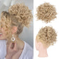 Hot saleShort and curly hairpiece Chignon with elasticated drawstring