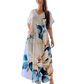 👗 Rochie cu mânecă scurtă imprimată