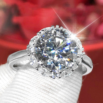 Exquisite Moissanite Solitaire Ring(Free shipping to your home)