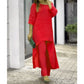 💕Women's Solid Color Linen Fashionable Casual Suit💃💃