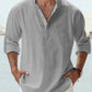 🔥Men's linen casual long-sleeved shirt