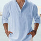 🔥Men's linen casual long-sleeved shirt