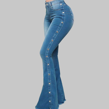 Brand new high-waisted wide-leg jeans 2024