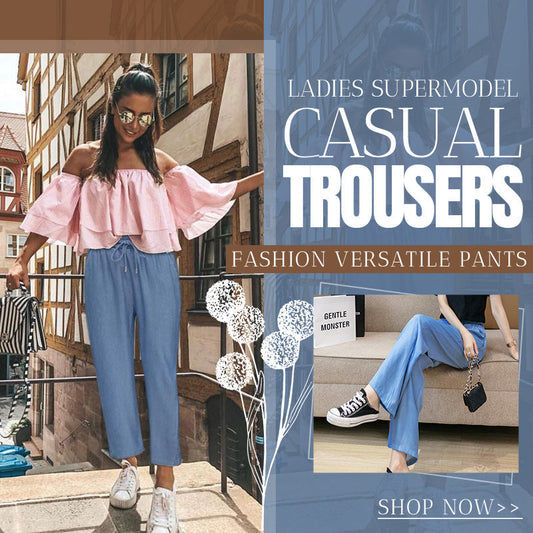 🔥Ladies Supermodel Casual Trousers