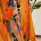👗 Rochie fluidă în culori tropicale strălucitoare