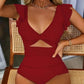 👙Costum de baie sexy cu volane