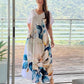 👗 Rochie cu mânecă scurtă imprimată