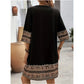 🌸Rochie elegantă imprimată cu decolteu în V