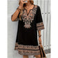 🌸Rochie elegantă imprimată cu decolteu în V