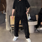 💖 Design nou pentru 2025 ✨Set din două piese pentru bărbați: tricou cu mâneci scurte și pantaloni largi