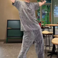 💖 Design nou pentru 2025 ✨Set din două piese pentru bărbați: tricou cu mâneci scurte și pantaloni largi