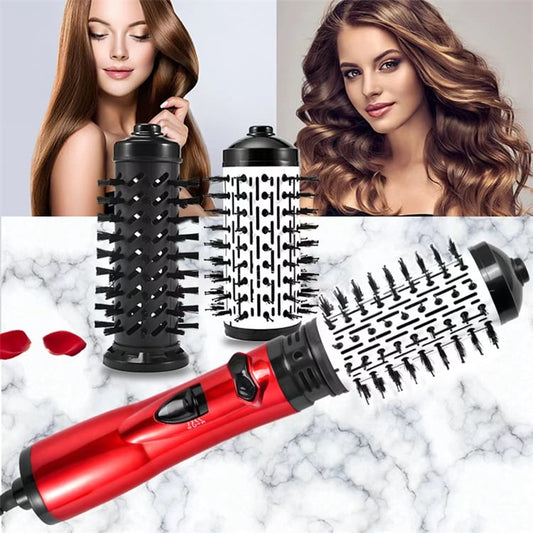 🔥Happy Ramadan🔥3-in-1 Hot Air Styler And Rotating Hair Dryer For Dry Hair, Curl Hair, Straighten Hair